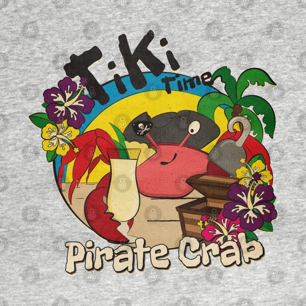 Tiki Time Pirate Crab w/ Pina Colada by ArtsofAll